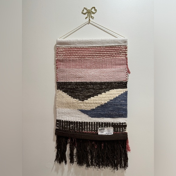 Opalhouse x Target wool woven tapestry wall decor hanging boho eclectic fringe - Picture 3 of 9
